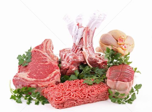 商业照片: 食品 · 背景 ·鸡· 肉类 · 牛排 · 羊肉