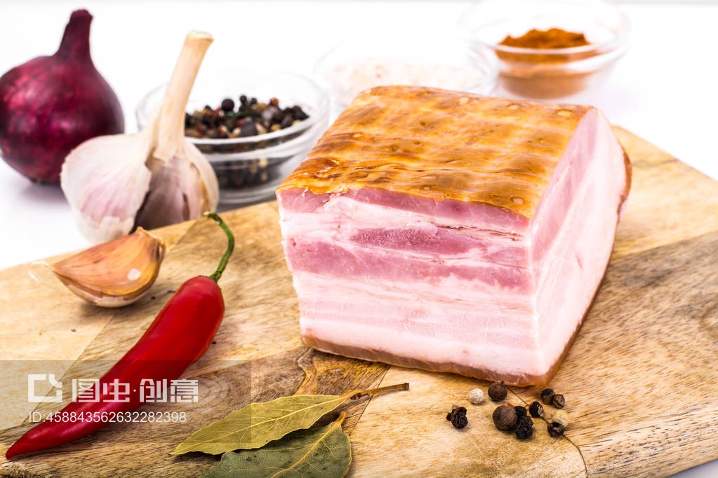 肉制品熏肉熏肉Meat product-smoked bacon